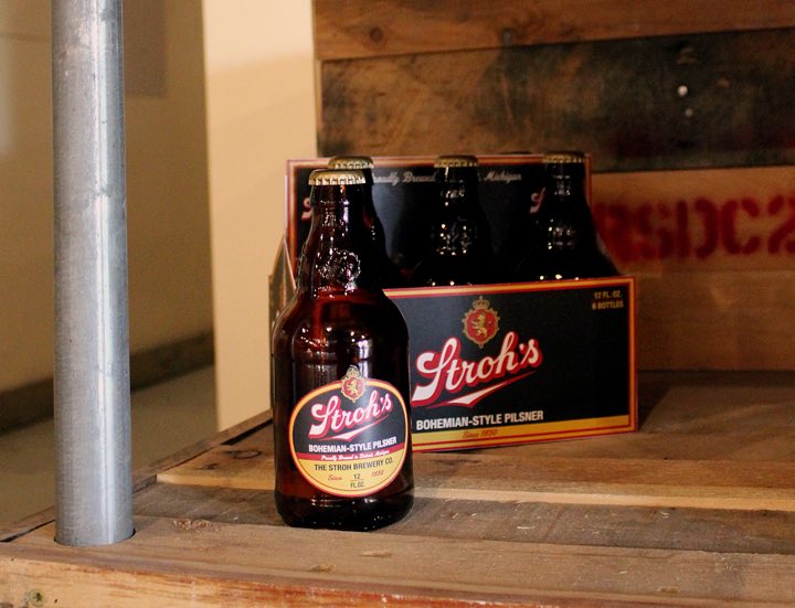 Stroh's Beer tweet media