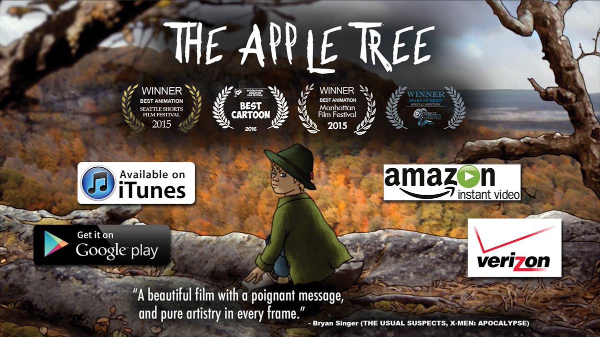 AppleTreeMovie's tweet image. #Nowavailable and has already cracked @iTunes #topten! Buy it today at: itun.es/us/L0bmab #animation