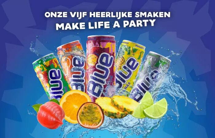 Heb jij al genoten van de verfrissende smaken van Blue? Heerlijke smaken op steeds meer plekken verkrijgbaar!