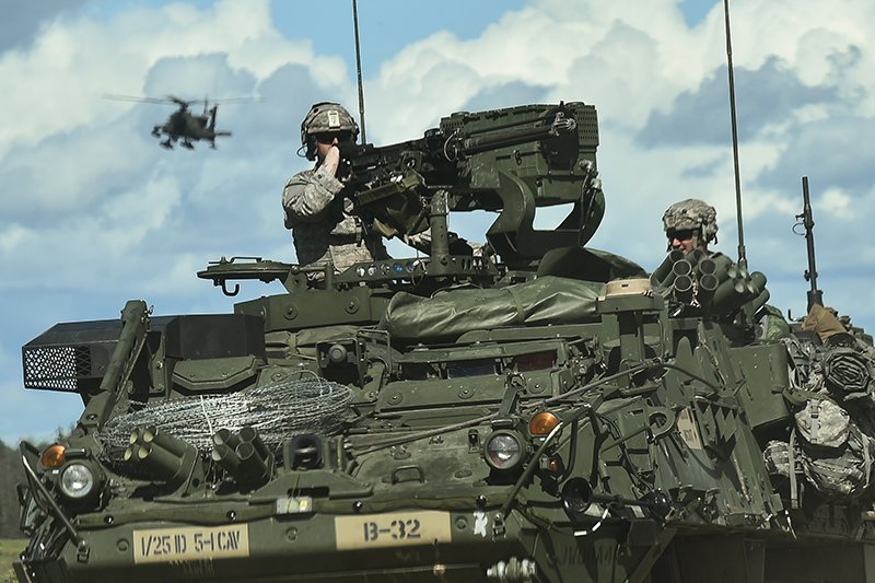 . @1SBCT_25ID Soldiers defend against OPFOR during #ArcticAnvil in Alaska. #PacificPathways Photo: Justin Connaher