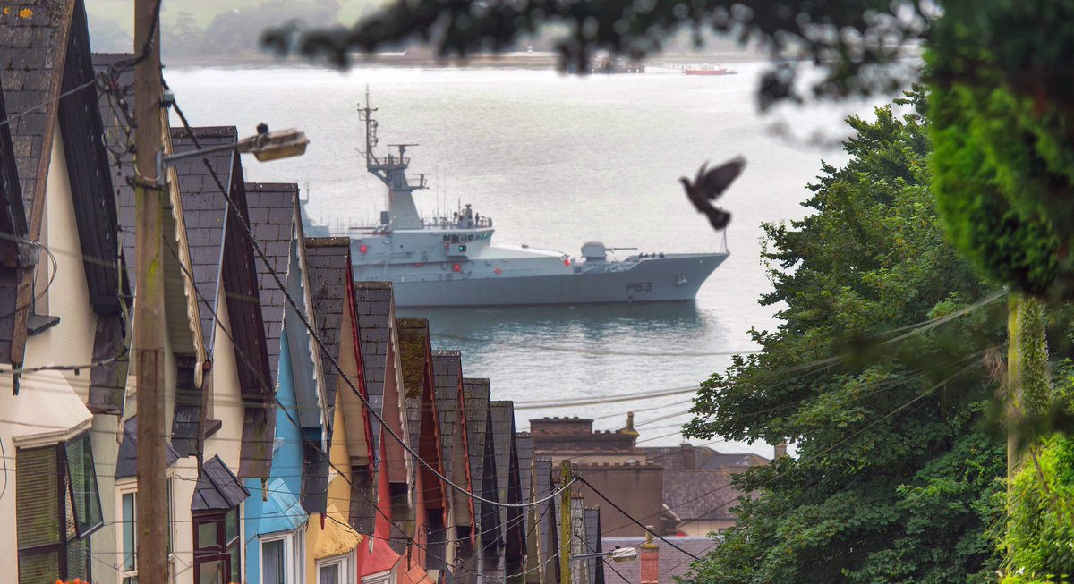 Beautiful! The LE William Butler Yeats passing Cobh town for the first time. Pic Michael MacSweeney/Provision @dfpo