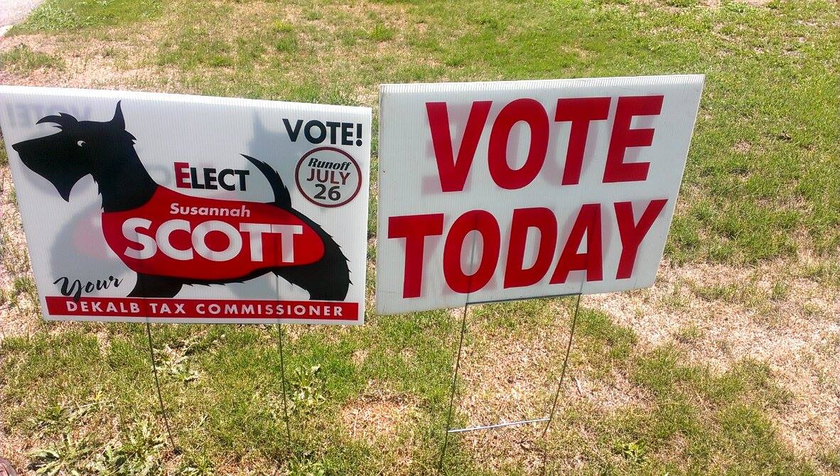 ScottForDeKalb's tweet photo. Two more hours. A big thank-you to our friend Jeff for this photo to remind us! 
https://t.co/53nyUYfjp4 https://t.co/7vo1J7u8jE
