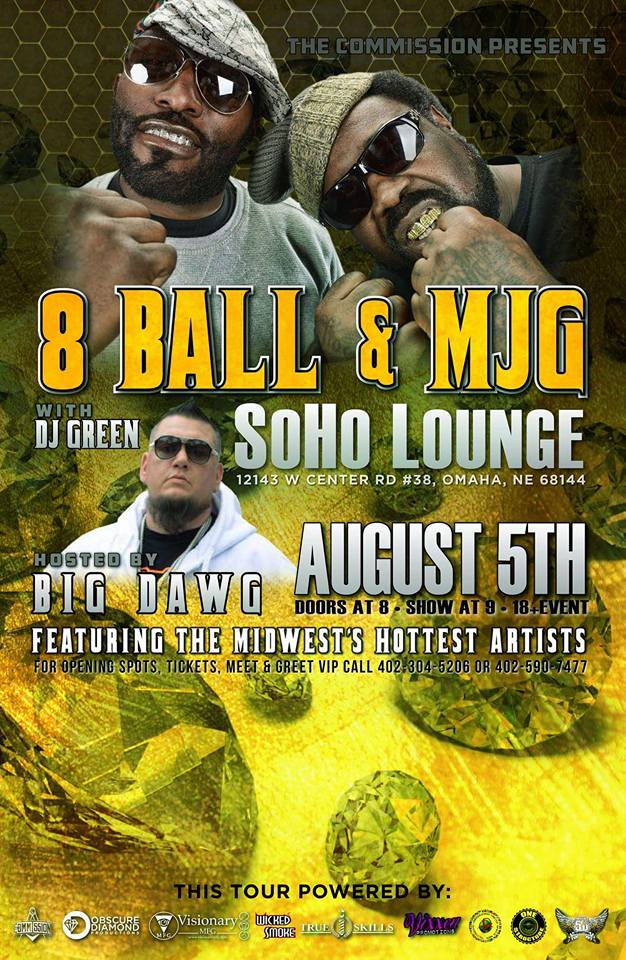 hustleholic402's tweet photo. Got them tix hmu asap!!!!!!!!!!!!! #8BallMJG #Southernrap #Memphis #Legends #RapLegends #PimpHard #LivinLegends https://t.co/hRCeOFJqmO