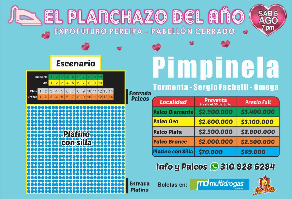 Expofuturopei's tweet photo. El planchazo del año!. Vea este 6 de agosto a @PimpinelaNet @tormentacantora @SergioFachelli. Organiza: #OmegaBar https://t.co/HhrNale76F