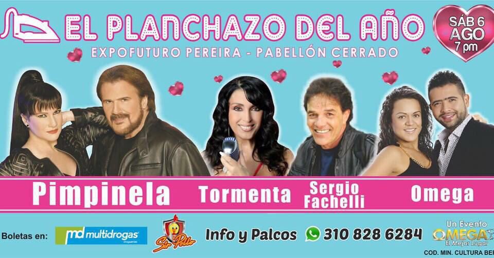 Expofuturopei's tweet photo. El planchazo del año!. Vea este 6 de agosto a @PimpinelaNet @tormentacantora @SergioFachelli. Organiza: #OmegaBar https://t.co/HhrNale76F