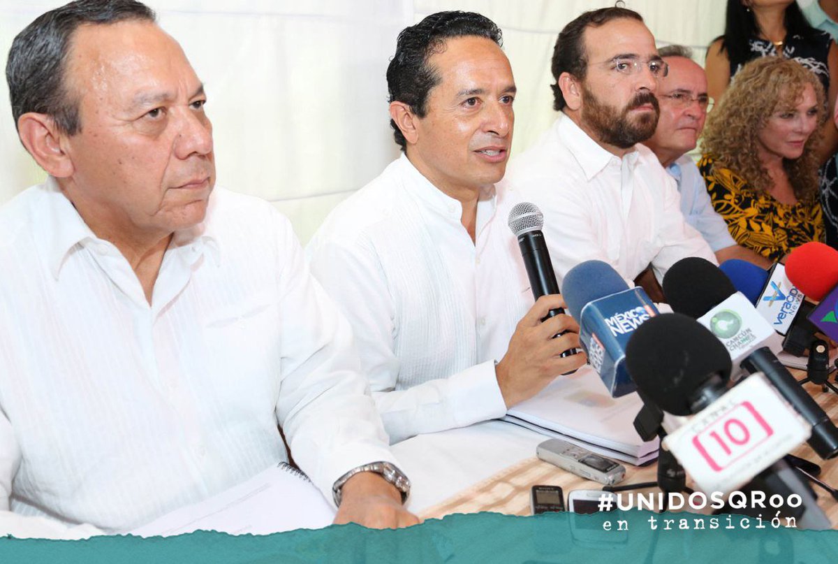 CarlosJoaquin's tweet photo. Hace unos momentos en conferencia de prensa con @Jesus_ZambranoG. Presentamos los proyectos que transformarán QRoo. https://t.co/ULj2yozBCB