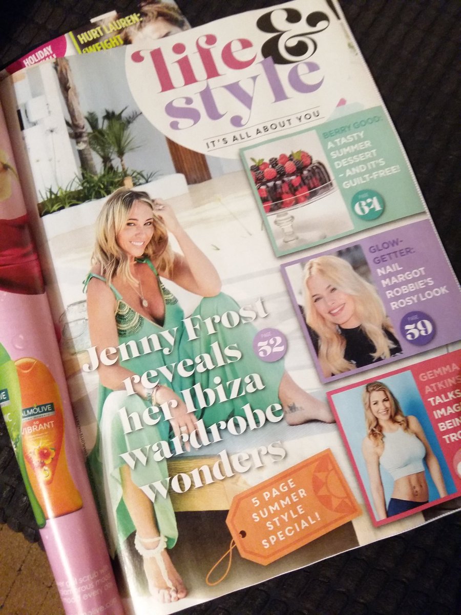 LouStephanie's tweet photo. @JENNYFROST22 Got my copy, but I have a feeling that we had our summer season last week here in England. #closermag https://t.co/hlwGEIYpuK