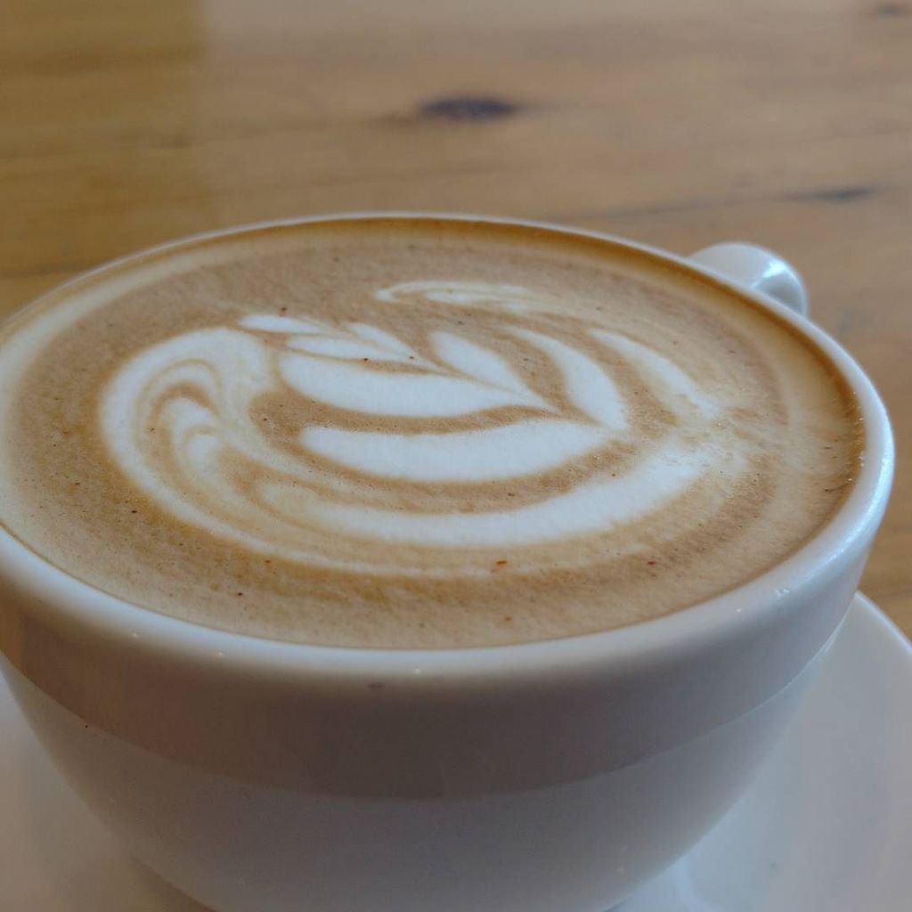 alexaclark's tweet photo. Spanish coffee from @rsquaredcafe. My first coffee with cayenne in it. I love it.
 Made wi… https://t.co/kPN81oscq1 https://t.co/KItOU9Lwc6