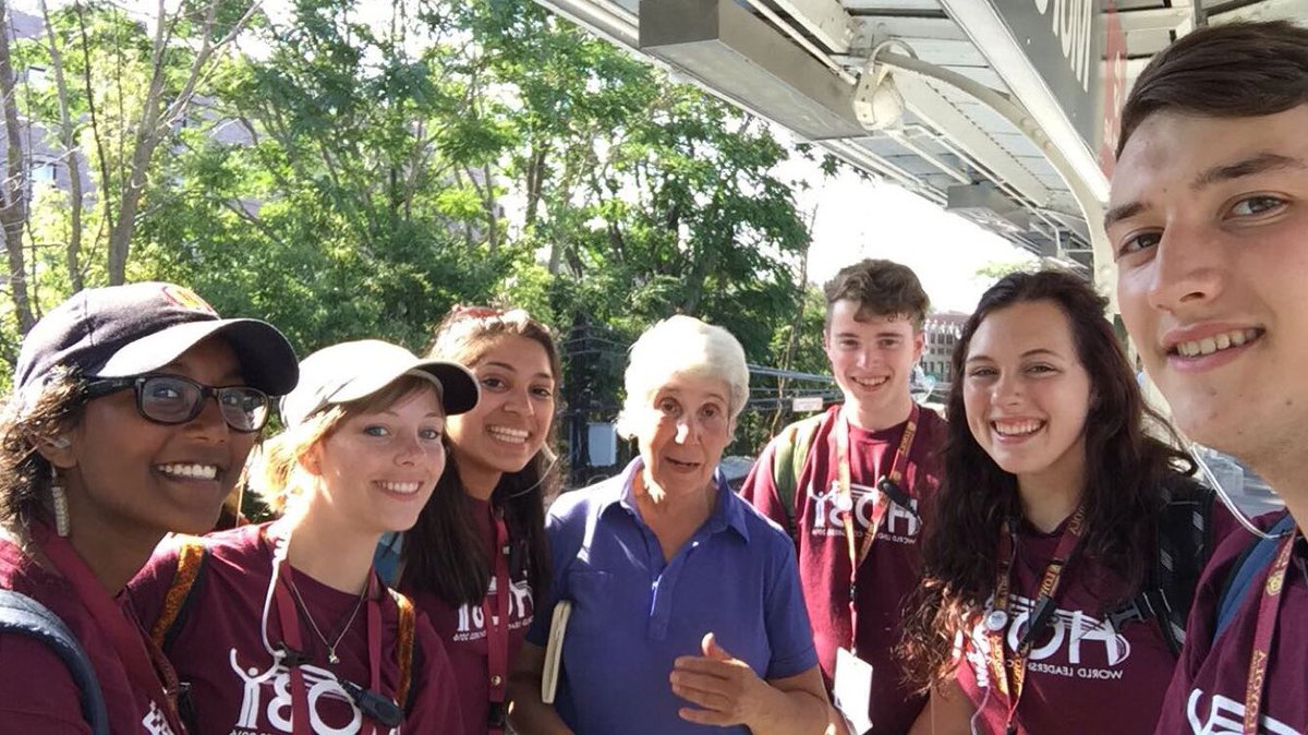 WLC_TAs's tweet photo. Jan: "I'm from Roger's Park and I think the work HOBY is doing in Chicago is wonderful!" @HOBY https://t.co/mioWVb9WYa