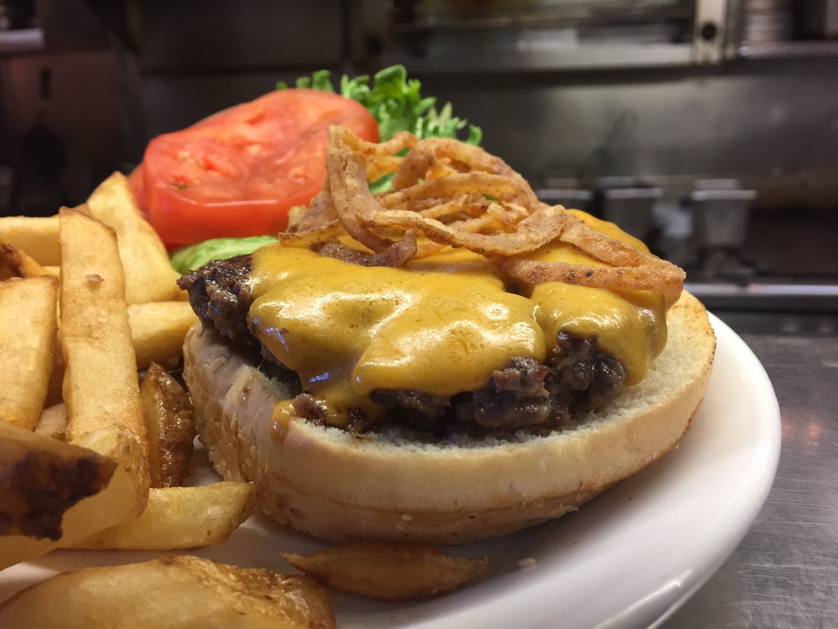 Burger night at John's, after 5:00pm with purchase of beverage burgers become 1/2priced. Every Tuesday!