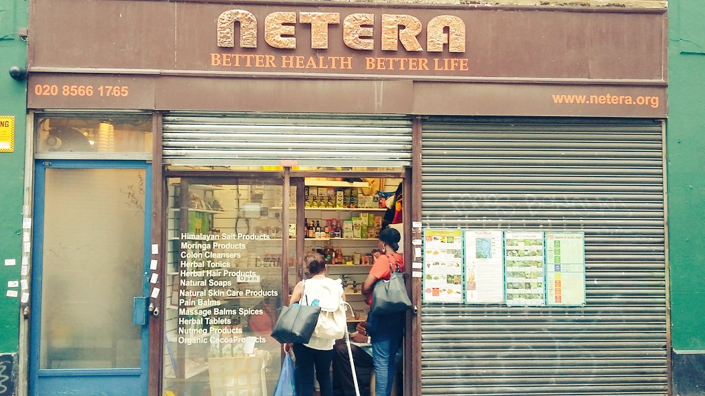 netera1's tweet image. Be sure to visit Brixton's Best Health Store on Electric Avenue. #health