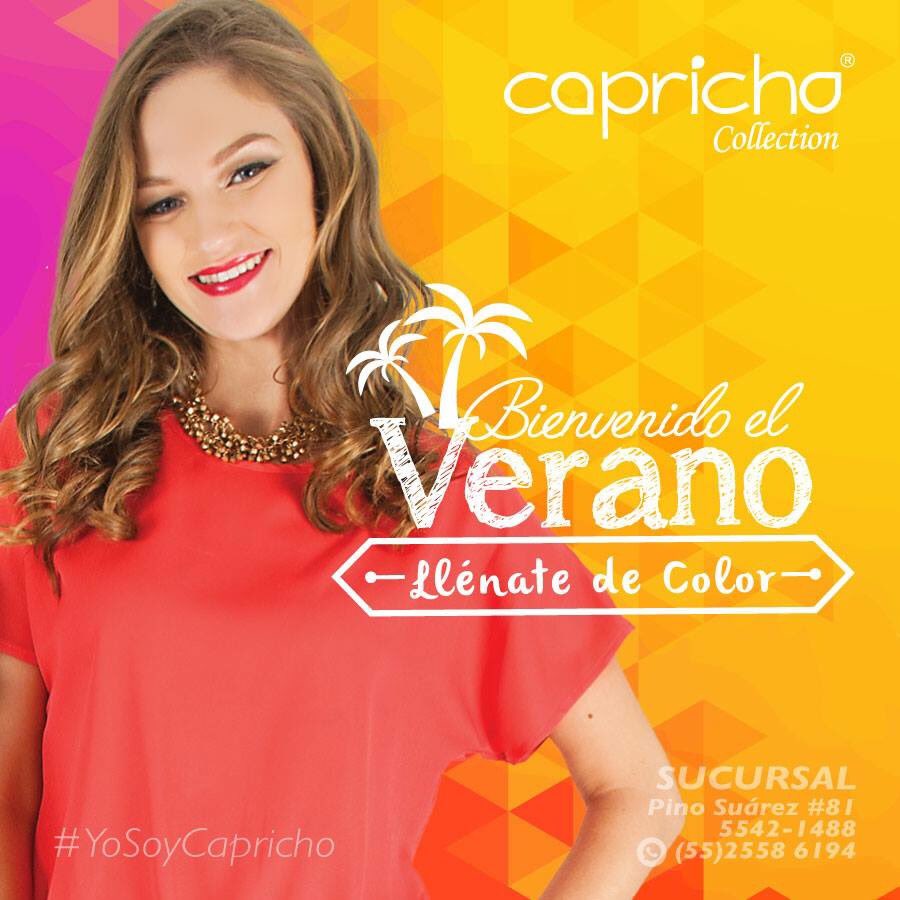 CaprichoAttitud's tweet photo. Disfruta cada momento de este lindo verano y viste con mucho estilo con #CaprichoCollection https://t.co/X5Fr3uGVmh