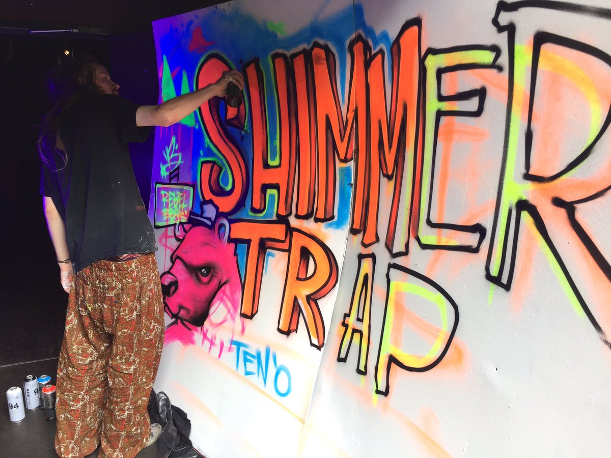 Preparations for Friday's show