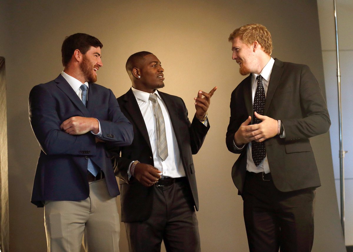 BigWeitz's tweet photo. S/O to Josey Jewell, Desmond King and CJ Beathard for representing @uiowa and @HawkeyeFootball at #B1GMediaDay. https://t.co/0H0R3IfyxB