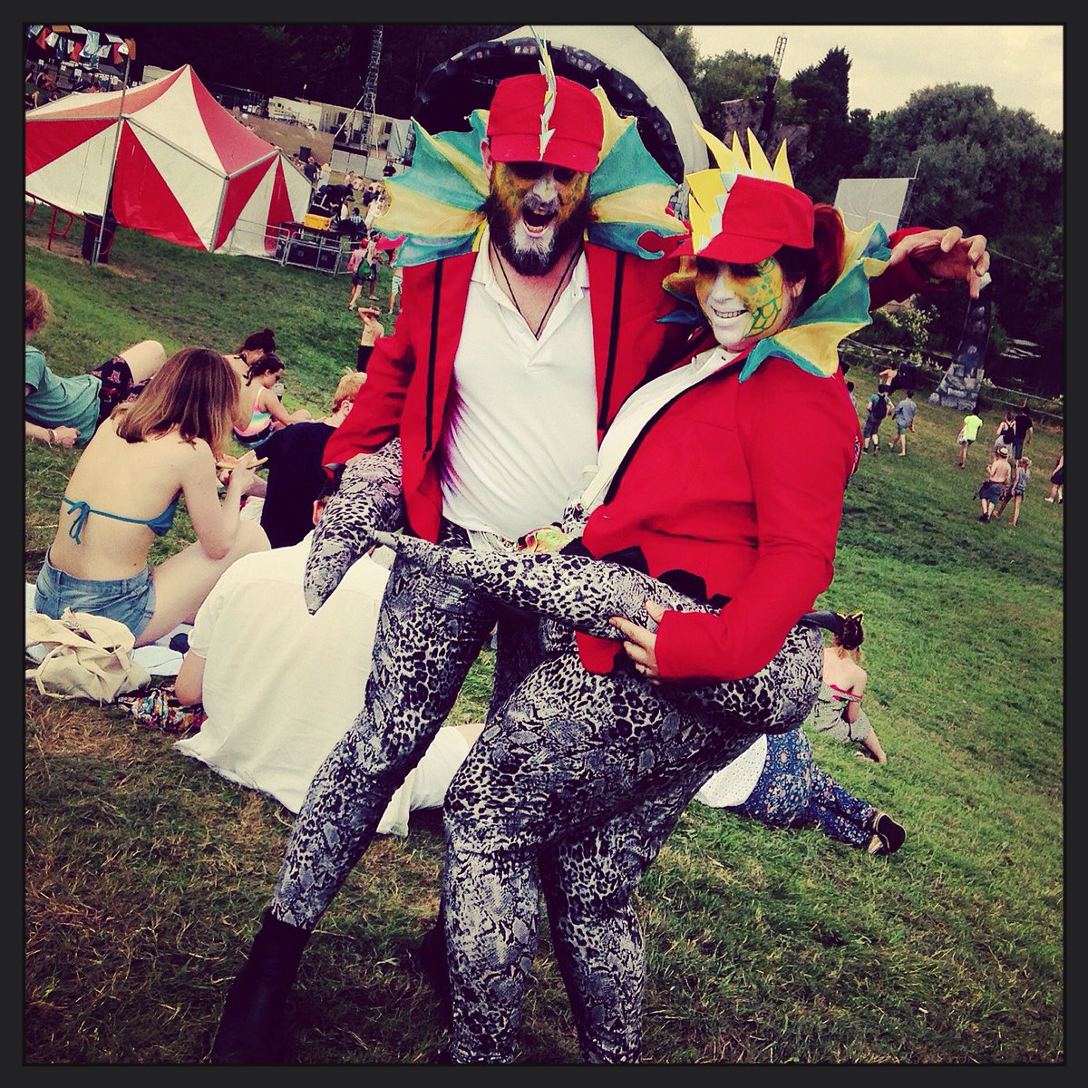 GypsyPixieBlog's tweet image. Amazing times being #teamreptile @SecretGardenHQ with @barcodethedj miss my alien buddies!