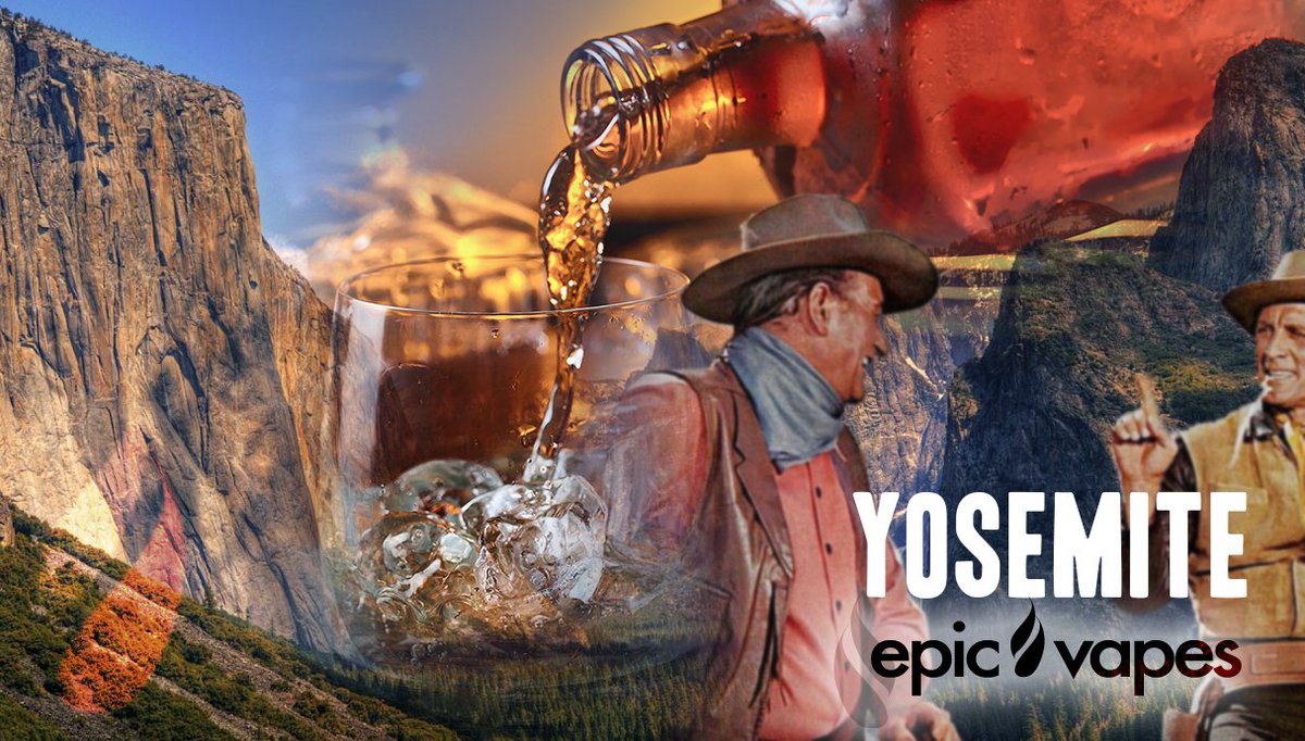epic_vapes's tweet photo. Come get some #Yosemite #eLiquid tomorrow for #NationalScotchDay! It's our Magnificent Maple Bourbon Cream #Classic https://t.co/FnaZvw0nLm