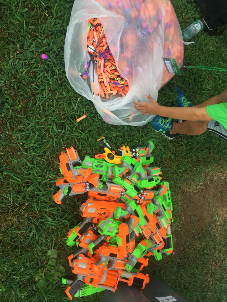 Nerf wars! #CampKS16 @Summit_KS @TheSummitOR
