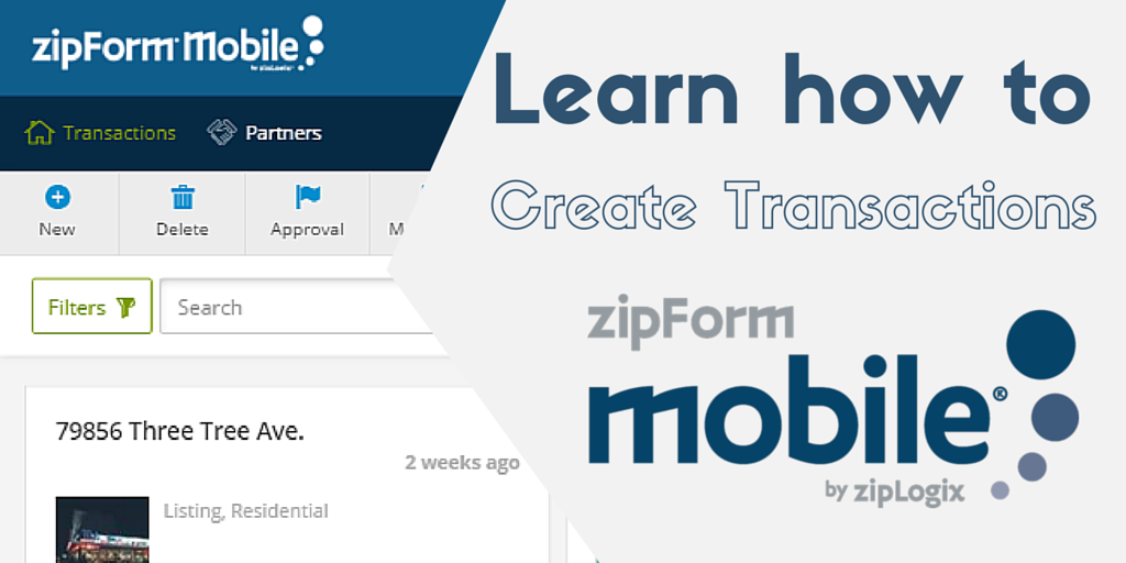 zipLogix's tweet image. 4 Simple Steps to Creating a Transaction Using zipForm® Mobile #zipForm #realestate tinyurl.com/h2jkl8s