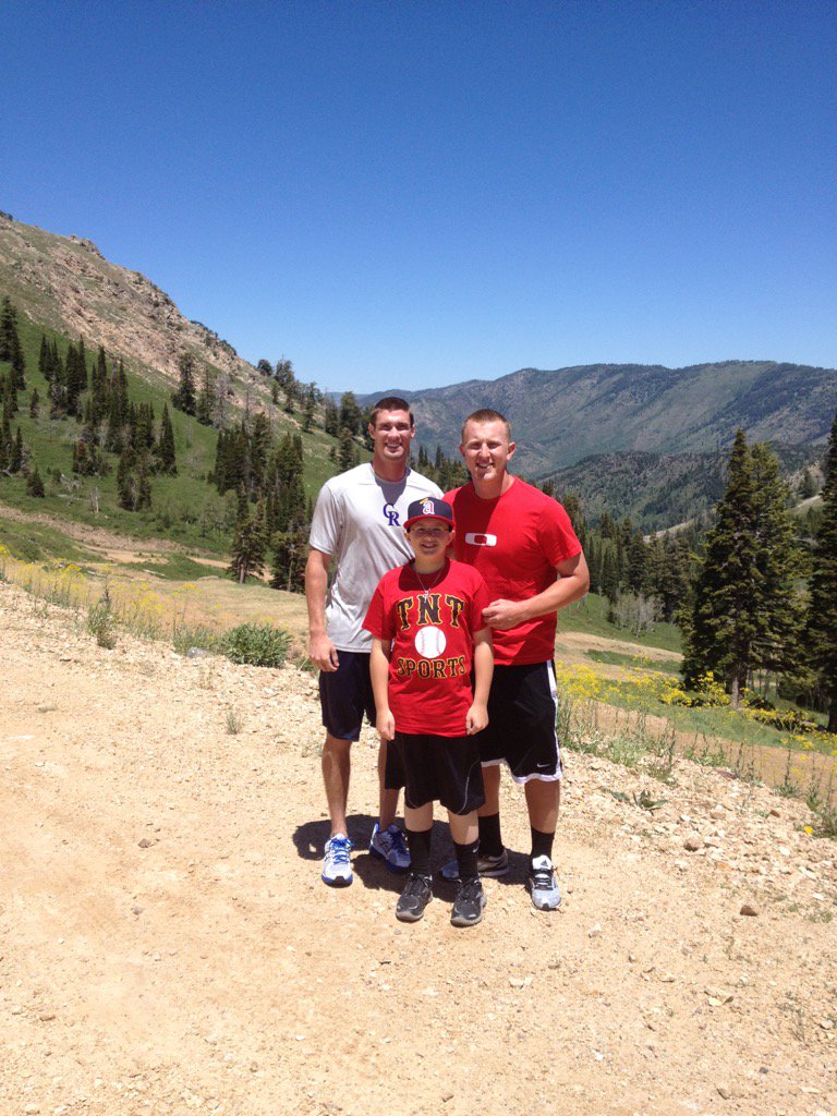 DaveRazzano44's tweet photo. @ddahl21 don't know if you remember this day but my son and I have been following you ever since #utah #firstprogame https://t.co/SxipTHnuAm