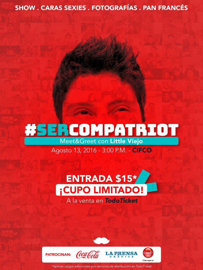 littleviejo's tweet image. ¿Quién va a #SerCompatriot? RT RT RT RT RT :D