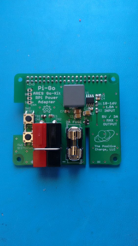 hackadayio's tweet image. The #Pi-Go, is a #RaspberryPi topper that plugs into your car&apos;s 12V and converts to 5V. #HackadayIO