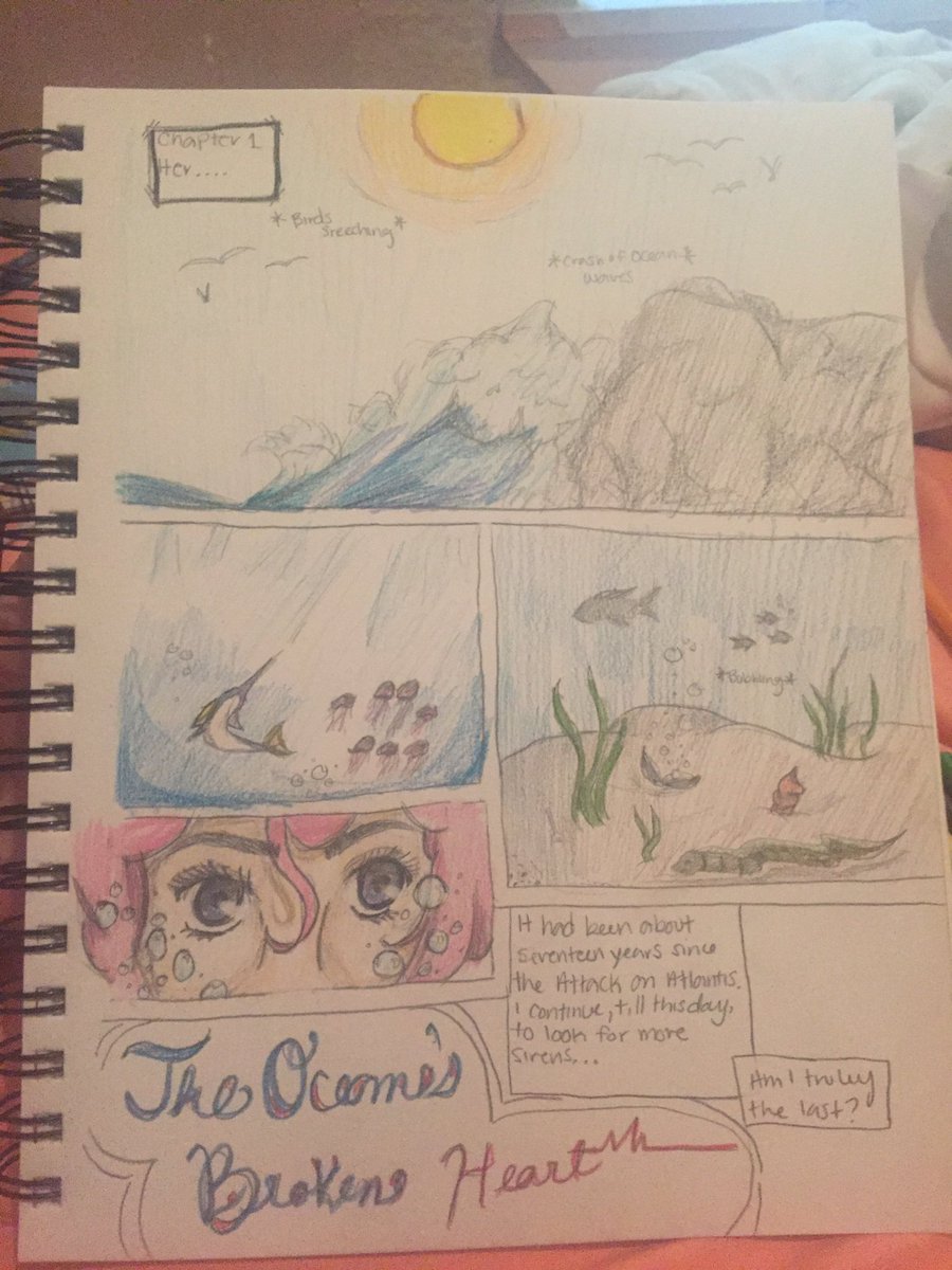 Hey I started a comic. Let me know whatcha think of The Ocean's Broken Heart