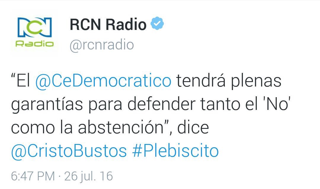 FNAraujoR's tweet photo. #MinInteriorMiente como se nota que miente, si Santos ofrece todo a cambio de votos por el sí. No hay garantías https://t.co/3UjV5jCksp