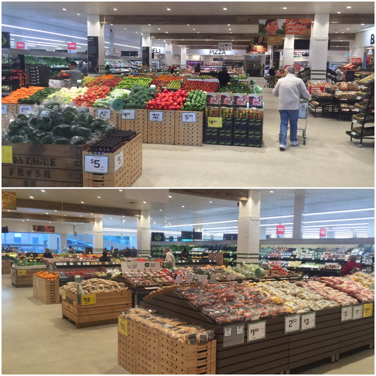 In the #Bay fresh fruit n Veggies #Woolies #DoubleBay