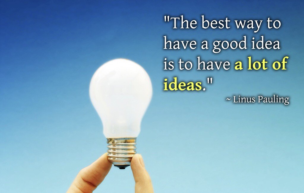 LeadToday's tweet image. Just because the idea is yours doesn't mean it's automatically the best.