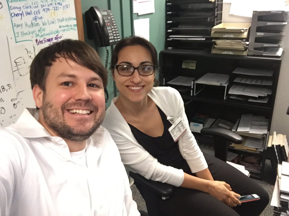 JMGardnerMD's tweet photo. Late #Dermpath sign out w rotator @NarinaGroveMD (what a hard worker!). Taking break to join #pathJC ! @path_JC https://t.co/iL5lvOq7cx