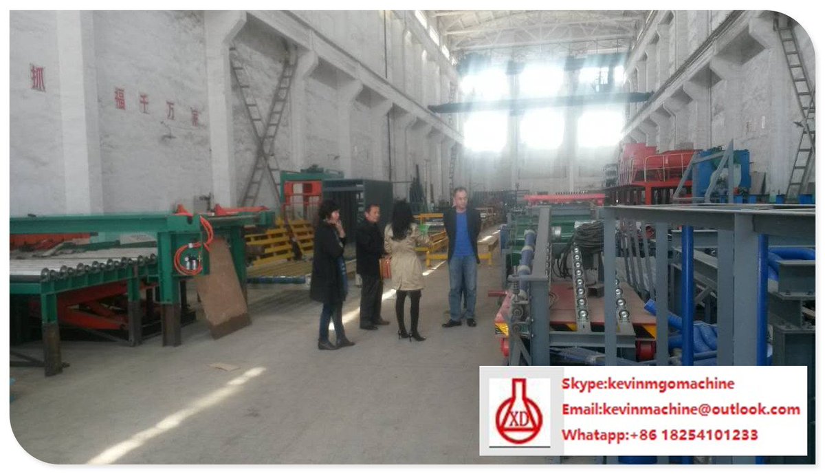 MgoBoardMachine's tweet image. We are leading manufacturer for mgo board production line in China