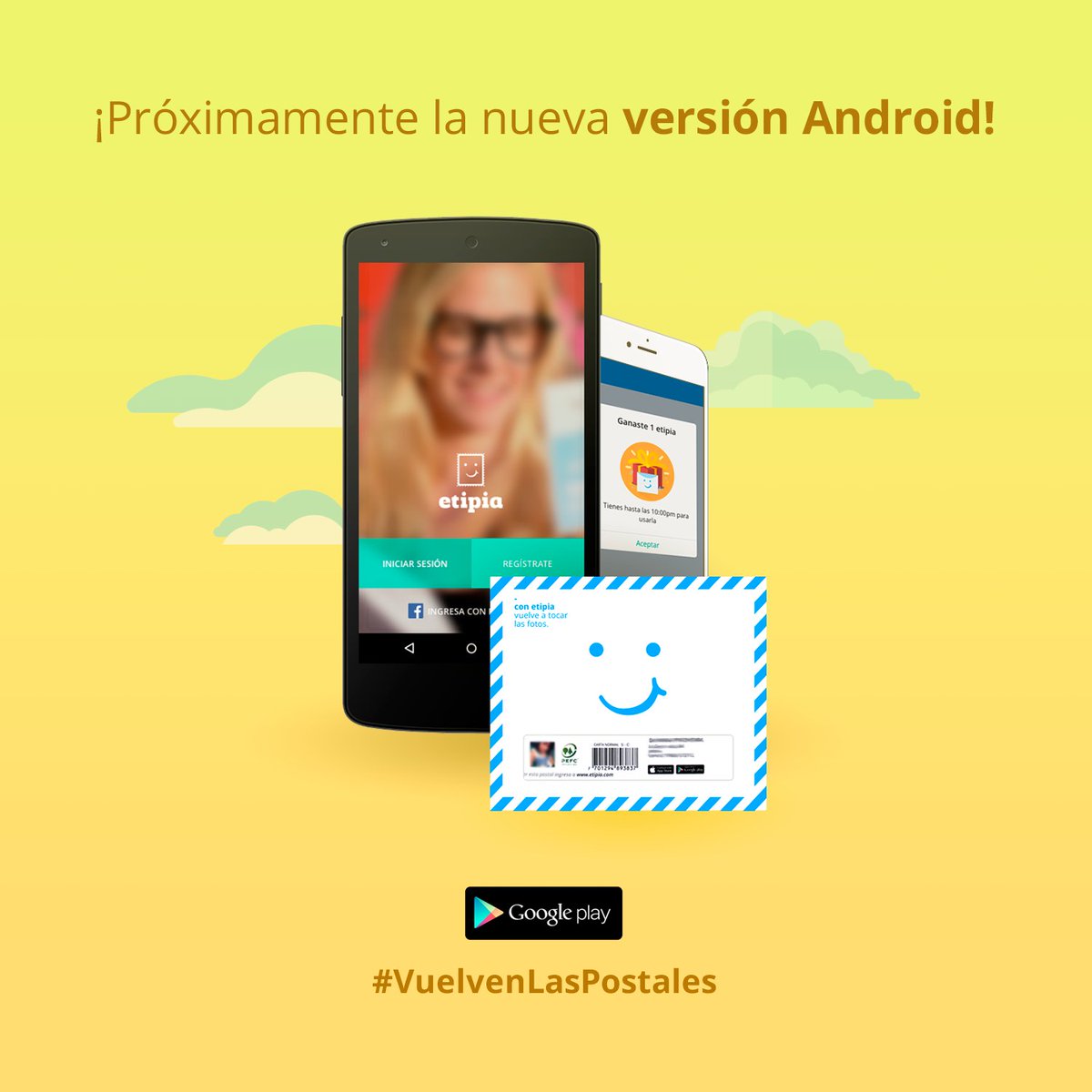 EtipiaOficial's tweet photo. ¡Qué buena noticia! Ya faltan pocos días para tener #Etipia en mi #Android #AlFin #GooglePlay https://t.co/C240iXJyPN