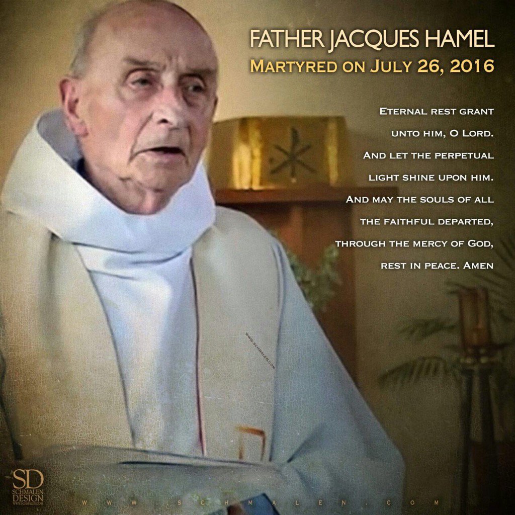 Un mártir de la cristianofóbia del mundo actual #JeSuisCatholique