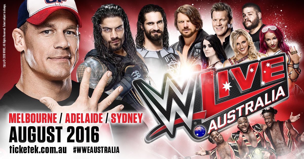 wwe australia 2016