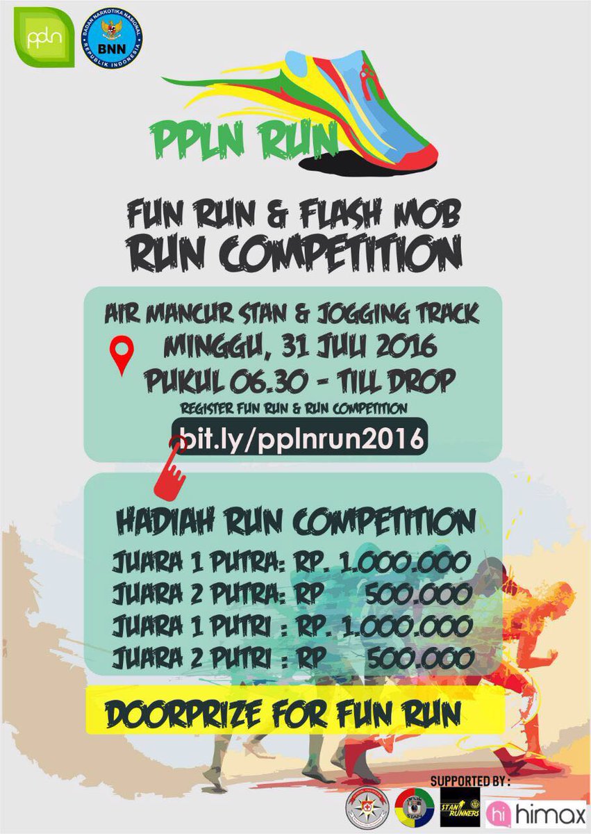 🏇🏇🏇RUN RUN RUN!!!🏇🏇🏇
Run and grab the biggest prize this year💸💸💸
Click bit.ly/pplnrun2016 ASAP!!! #PPLNRUN2k16