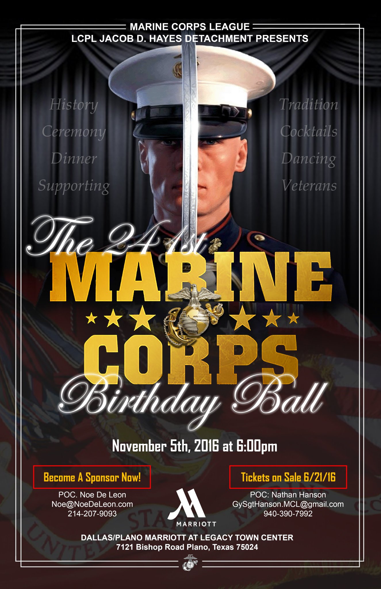 MCL Collin County on Twitter: &quot;Marine Corps Birthday Ball TICKETS ARE