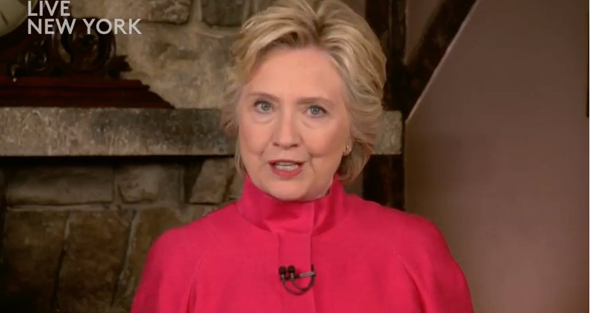 nypost's tweet photo. Hillary Clinton: "If there any little girls out there... I may become first woman president but one of you is next" https://t.co/tHtN3C4zZy
