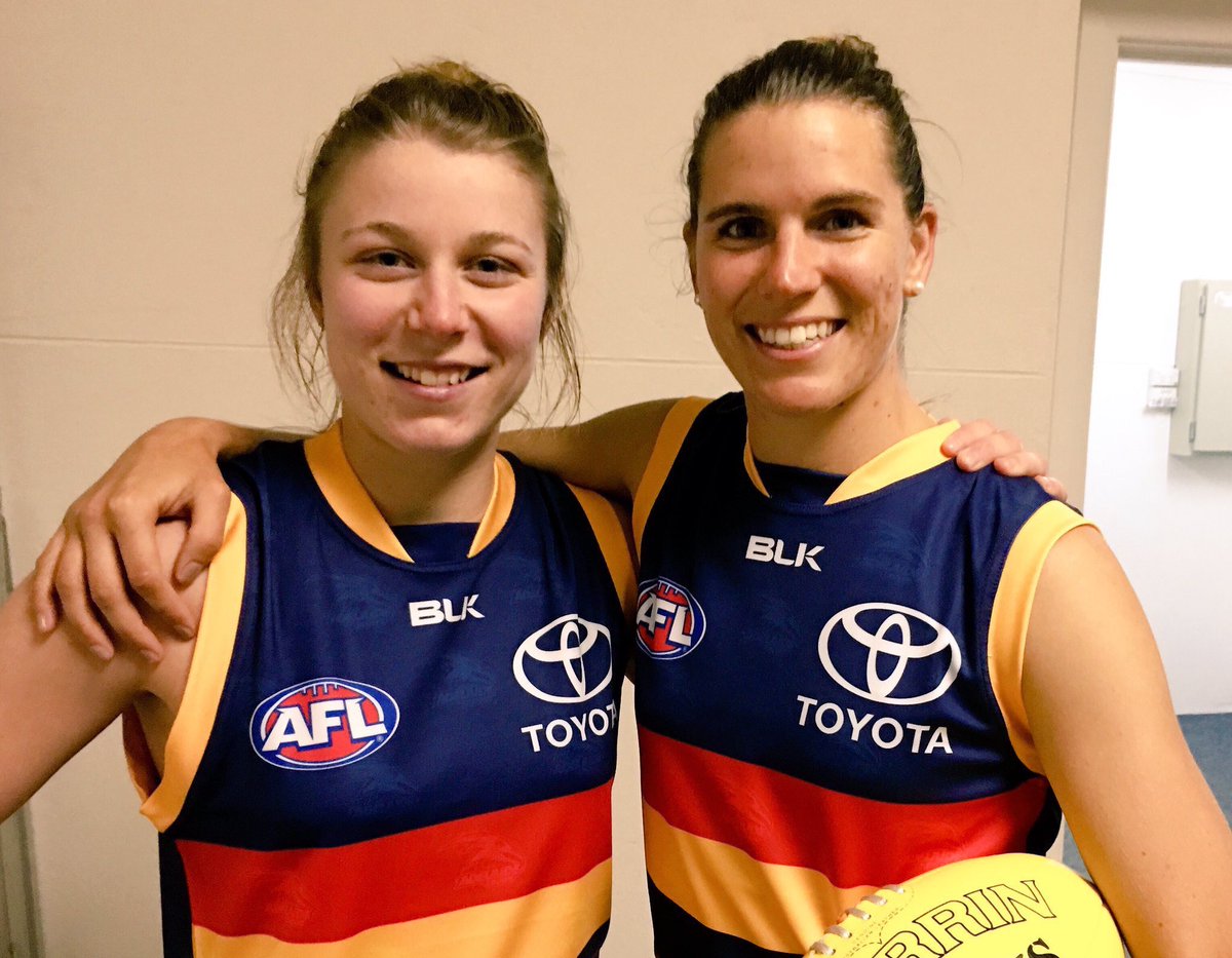 Great to have our first two women footballers on board. Welcome to Kellie Gibson and Chelsea Randall #weflyasone