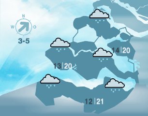 Wolken en zon wisselen elkaar af in #Zeeland. Later vandaag worden de wolken dikker en kan er een bui vallen.