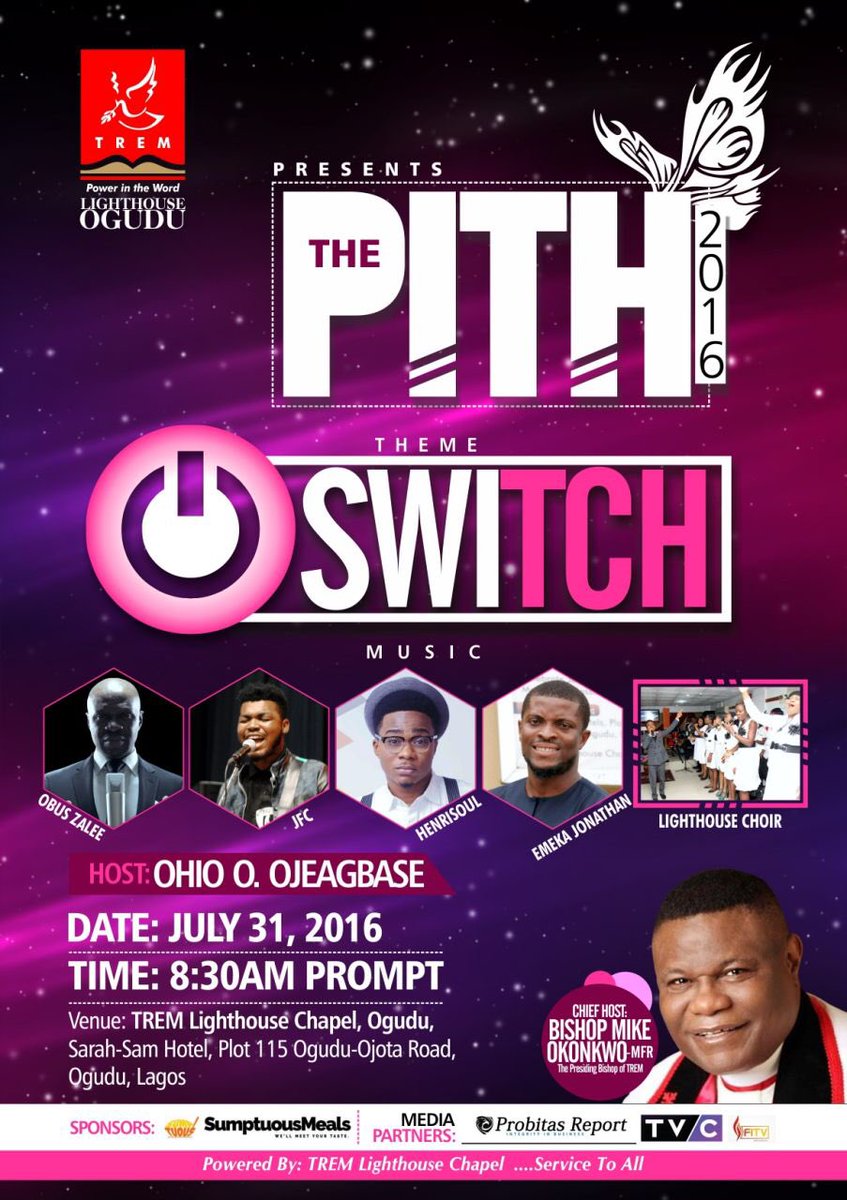 tremlighthouse's tweet photo. #PITH2016 for you to #SWITCH into your inheritance @sammieokposo @efediva @SteveCrownmusic @henrisoul @Obuszalee1 https://t.co/NiZEEFFWiu