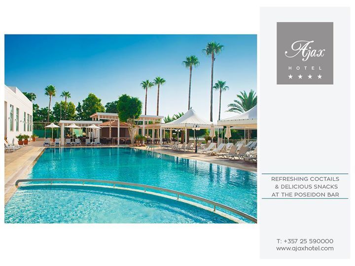 Enjoy refreshing cocktails &amp; delicious snacks at the Poseidon Bar – Ajax Hotel Limassol