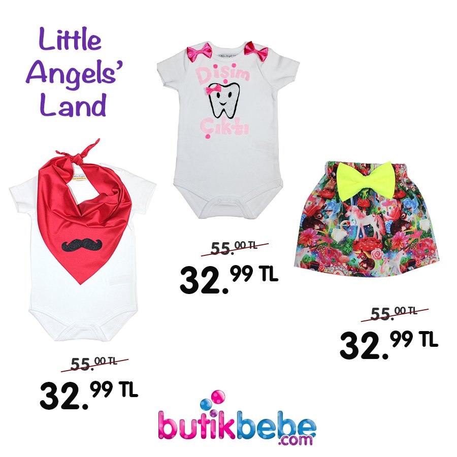 💖 Özgün tasarımlarıyla beğeni kazanan Little Angels' Land Butikbebe'de!
bit.ly/2al7ZFr