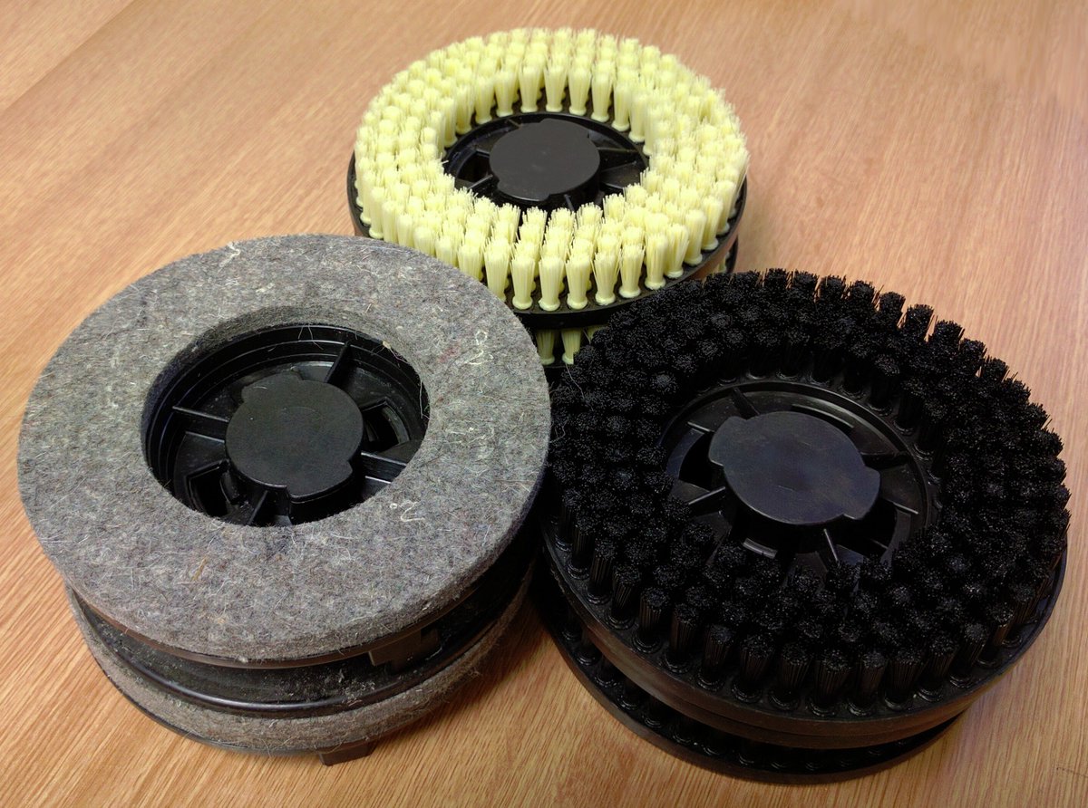 Ccp Supplies Brush And Buffer Pads For Karcher Fp303 And Gisowatt Floor Polishers 10 For A Set Or All 3 Sets For Only