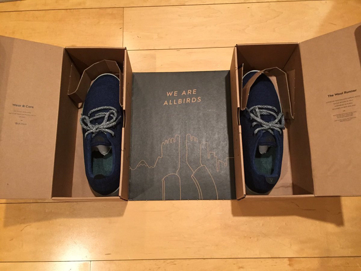 Thank you <a href="/Allbirds/">Allbirds</a> for an enjoyable and easy unboxing experience. I can't wait for my first day in these.