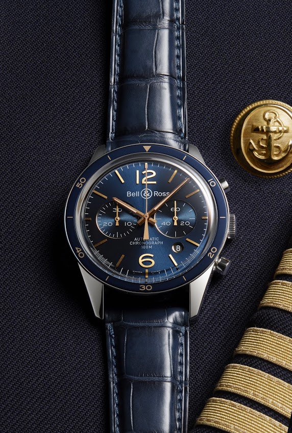 AugustMan_ID's tweet photo. The VINTAGE BR AÉRONAVALE symbolises military excellence and tradition. (Bell &amp;Ross) https://t.co/CsW3zNoEEM