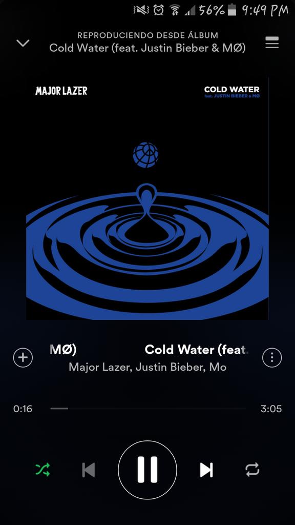 KatRamirezB's tweet photo. @justinbieber #ColdWater https://t.co/HoT386BsRM