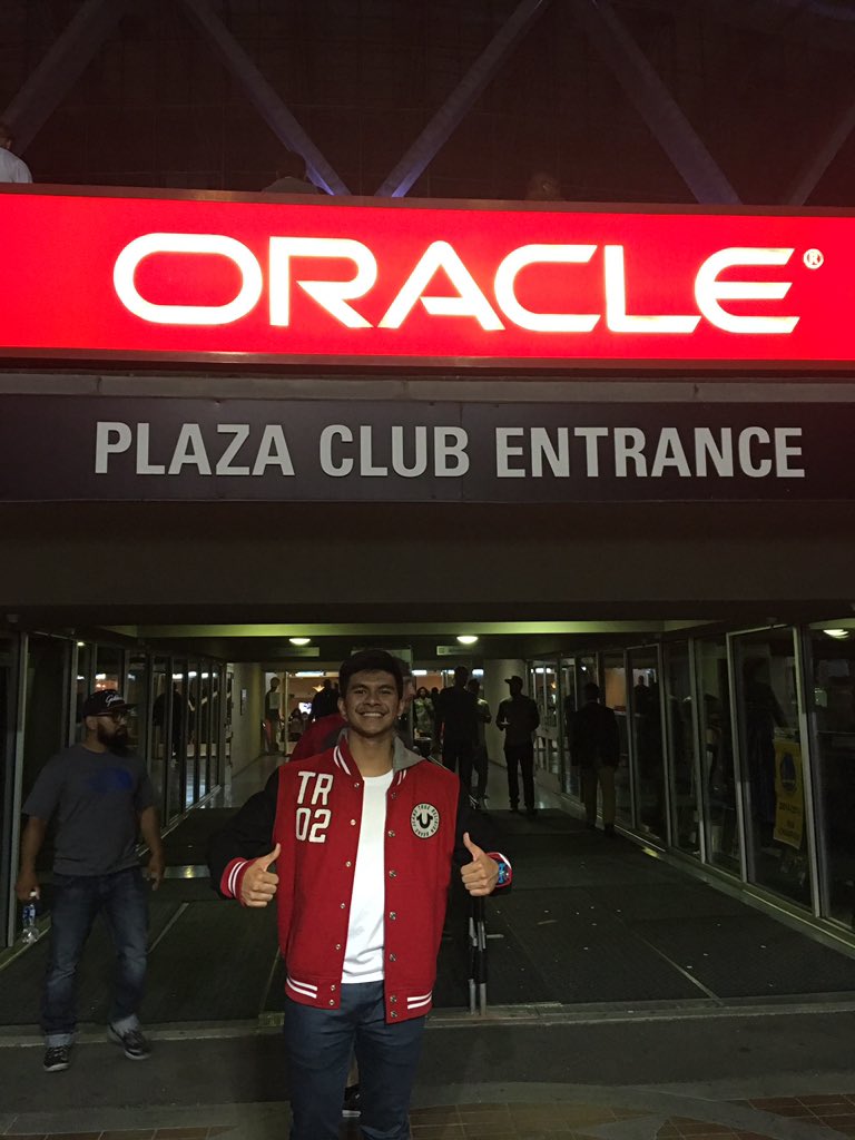 kieferravena's tweet photo. Lucky to catch the #USAvsChina game over here at Oracle. Thanks to @goodwinsports for the tickets!🙏🏻🙏🏻🙏🏻 https://t.co/a0EDckbanq