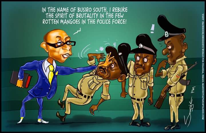 HenrySebit's tweet image. Uganda police!