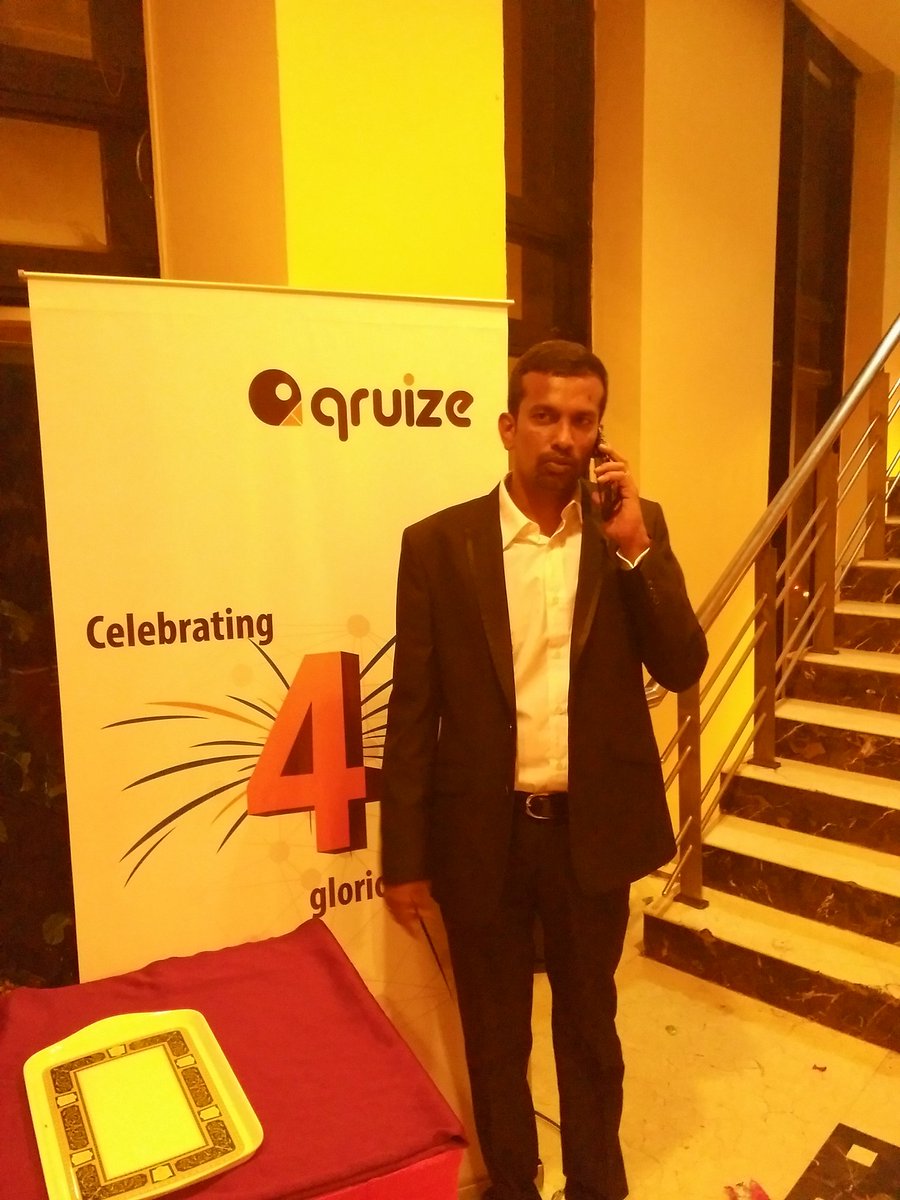Congrats <a href="/qruizetech/">Qruize Technologies</a> <a href="/ezhilsathya/">Ezhil Arasan Babaraj</a> ... Awesome 4 years. And good luck for #quad42.