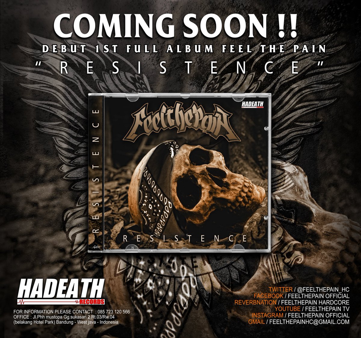 segera dilepaskan
full album feelthepain
yang bertajuk "RESISTENCE" 
<a href="/hellprint/">HELLPRINT FESTIVAL</a> <a href="/SUPERfriend_Bdg/">SUPERFRIENDS Bandung</a>